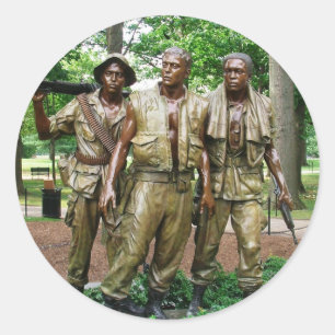 Adesivo Estátua dos três veterinários da guerra do