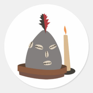 Adesivo Estátua Elegua