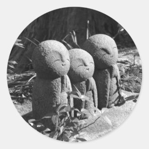 Adesivo Estátuas de Jizo, Templo Hase: Kamakura, Japão