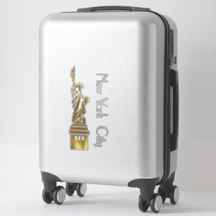 ADESIVO ESTATUTO DE OURO GRUNGE DA LIBERDADE