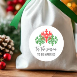 Adesivo Este Casamento De Natal Da Época