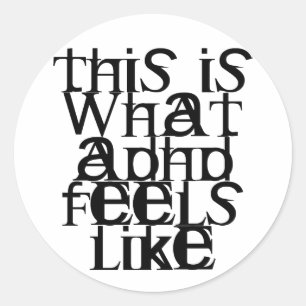 Adesivo Este é ADHD