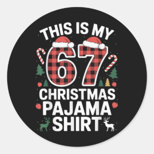 Adesivo Este É Meu 67 Pijama De Natal 