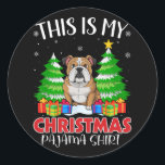 Adesivo Este É Meu Natal Pajama English Buldogue Xmas P<br><div class="desc">Este É Meu Natal Pajama Inglês Bulldog Xmas Pjs</div>