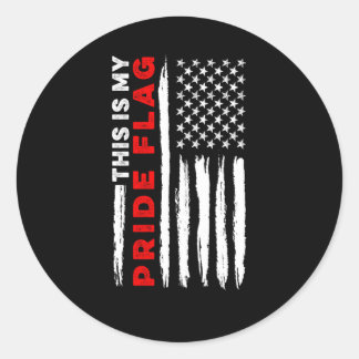 Adesivo Este É Meu Orgulho Bandeira Patriótica Americana 4
