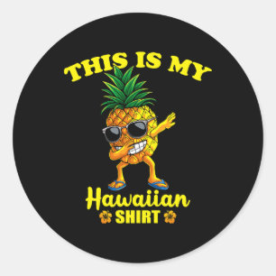 Adesivo Este É O Meu Camiseiro Havaiano Meninas Crianças B