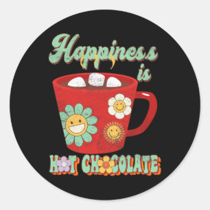 Adesivo Este É O Meu Chocolat Quente Feliz De Natal