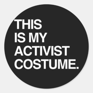 ADESIVO ESTE É O MEU COSTUME ATIVISTA
