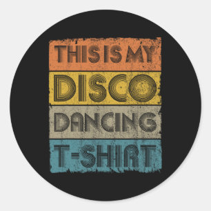 Adesivo Este é o meu Disco Retro 70 e 80 Music Dance