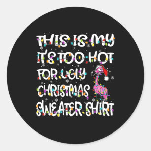 Adesivo Este é o meu Está Muito Quente para a Christma Fla