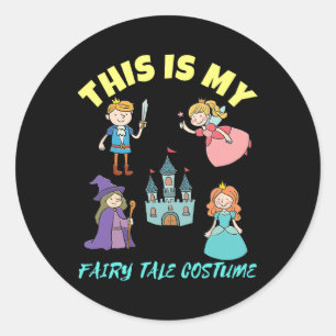 Adesivo Este É O Meu Fada Fale Tale Costume Halloween