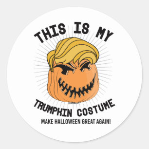 Adesivo Este é o meu figurino de Trumpkin - Faça o Hallowe