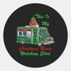 Adesivo Este É O Meu Filme De Natal A Ver O Caminhão Da Co