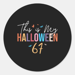 Adesivo Este É o Meu Halloween 67 Meme Divertido Seis Sete