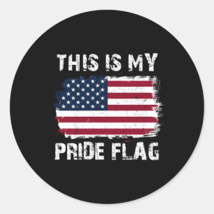 Adesivo Este É O Meu Orgulho Bandeira Usa, Patriótico Do Q