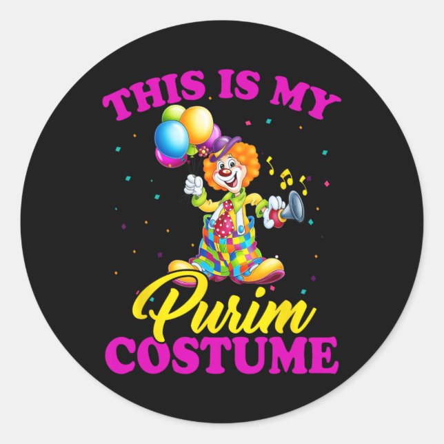 Adesivo Este É O Meu Presente De Purim Judaico. (Frente)