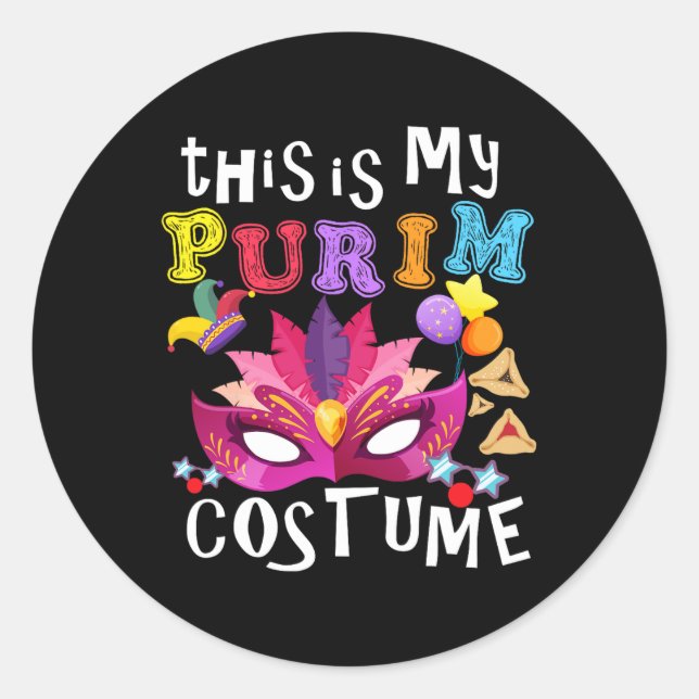 Adesivo Este É O Meu Presente De Purim Judeu (Frente)