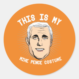 Adesivo Este é o meu traje de Mike Pence - Hallowee Políti
