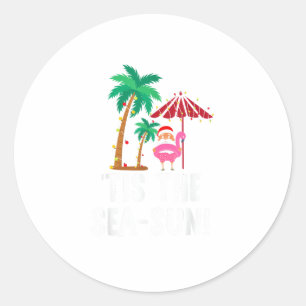 Adesivo Este É O Papai noel Da Estação De Natal Tropical S