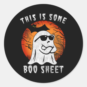 Adesivo Este É Um Brinde De Boo Sheet Halloween.