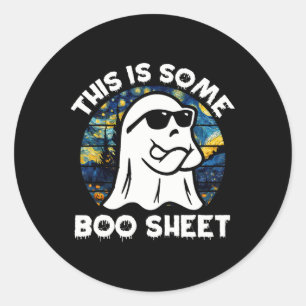 Adesivo Este É Um Cos De Halloween Do Retro Van Gogh