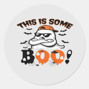 Adesivo Este É Um Fantasma Engraçado De Boo Halloween