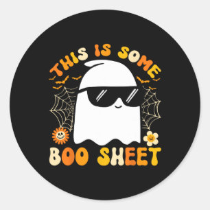 Adesivo Este É Um Folheto De Boas Folhas De Halloween Engr
