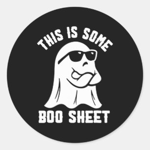Adesivo Este É Um Folheto De Boo Halloween Ghost Engraçado