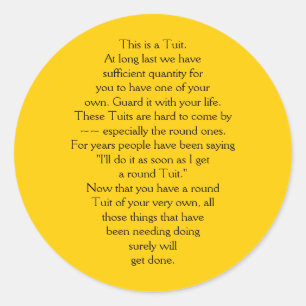 Adesivo Este é um Tuit.