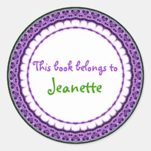 ADESIVO ESTE LIVRO PERTENCE A...