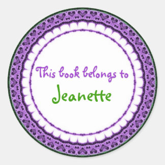 ADESIVO ESTE LIVRO PERTENCE A...