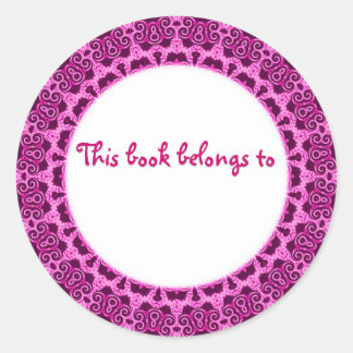 ADESIVO ESTE LIVRO PERTENCE A...