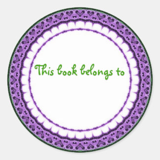 ADESIVO ESTE LIVRO PERTENCE A...