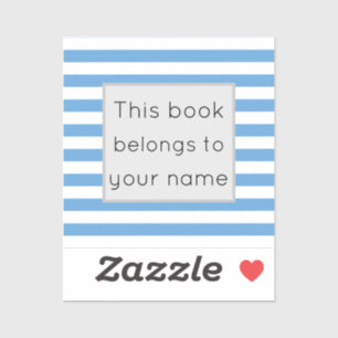 Adesivo Este livro pertence a