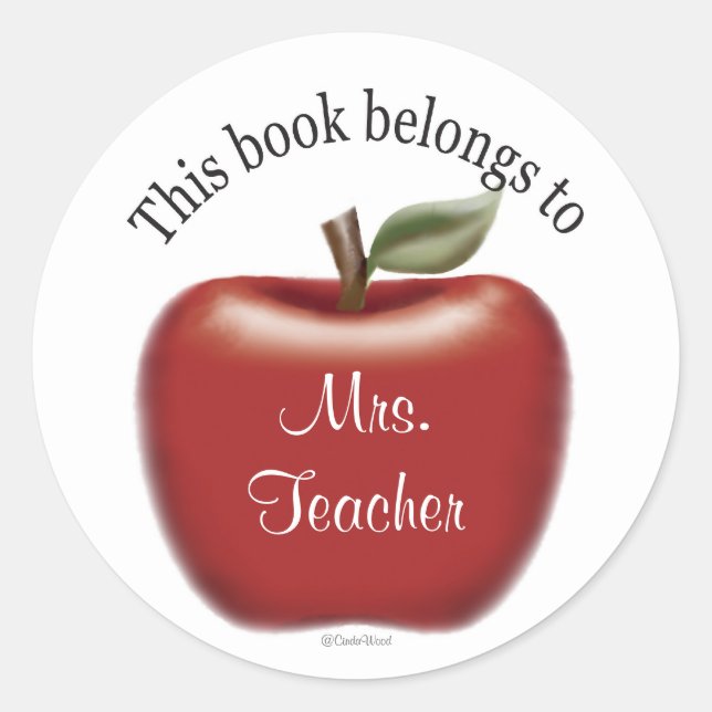 Adesivo Este Livro Pertence Ao Sticker (Frente)