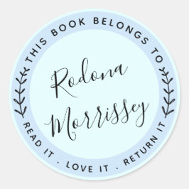 Adesivo Este Livro Pertence Personalizado
