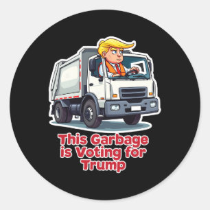 Adesivo Este Lixo Está Votando Trump Engraçado Caminhão De