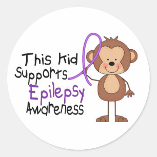 Adesivo Este miúdo apoia a consciência da epilepsia
