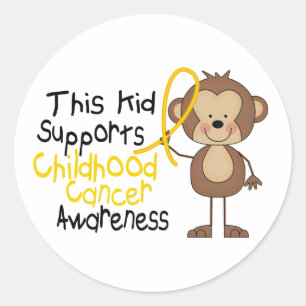 Adesivo Este miúdo apoia a consciência do cancer da