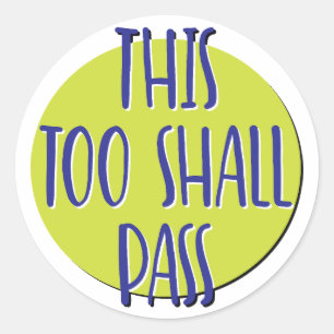 Adesivo Este Também Passará Slogan de Recuperação
