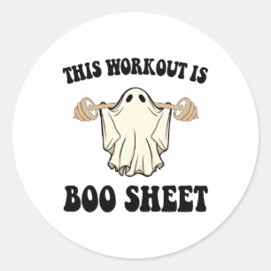 Adesivo Este Workout É Um Dia de as Bruxas engraçado De Fo