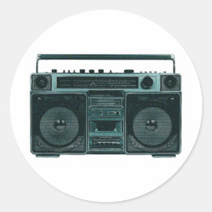Adesivo estéreo retro