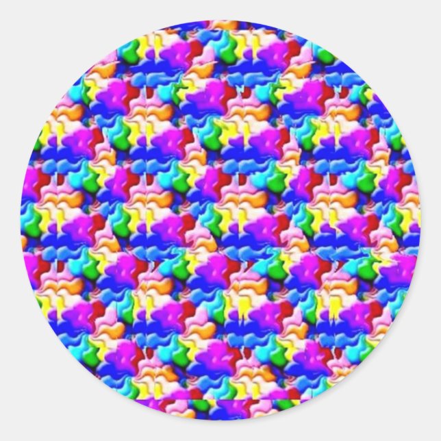 Adesivo estereograma da borboleta de janela (Frente)