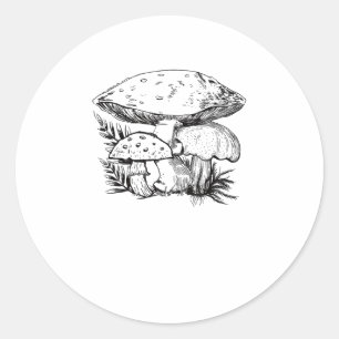 Adesivo Estética Cute Cottagecore Cogumelo Fungo Goblincor