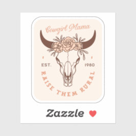 Adesivo Estética da fazenda da casa da mãe de vaquinha