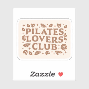 Adesivo Estética do clube de amantes de pilates
