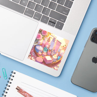 Adesivo Estética do tratamento da pele com anime dos anos 