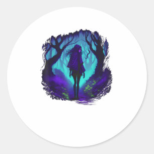 Adesivo Estética Fey Gótica Emo Goblincore Floresta Gráfic