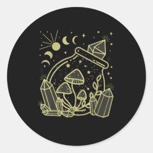 Adesivo Estética Goblincore Cottagecore Academia Cogumelo