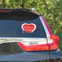 Estetoscópio de EKG Coração de Amor Enfermeira Per